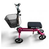 Knee Rover Steerable Knee Scooter in Hot Pink