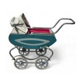 Vintage 1950s Metal Doll Carriage Stroller