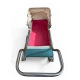 Vintage 1950s Metal Doll Carriage Stroller