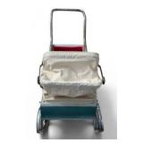 Vintage 1950s Metal Doll Carriage Stroller