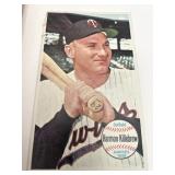 1964 Topps Giants Harmon Killebrew Baseball Card & 1965 Minnesota Twins Revised Year Book