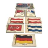 1918 Wilbur-Suchard Chocolate Company Candy Cards / Antique German Cigarette Cards / 1956 Topps Flags of the World New Zealand #68