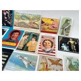 Neat Vintage Lot of Assorted Trading Cards, Stamps, Cutouts (1930s - 1990s)