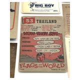 Neat Vintage Lot of Assorted Trading Cards, Stamps, Cutouts (1930s - 1990s)