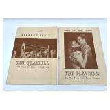 Vintage 1945 THE PLAYBILL "Dark of The Moon" and "Strange Fruit" Brochures