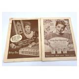 Vintage 1945 THE PLAYBILL "Dark of The Moon" and "Strange Fruit" Brochures