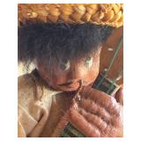 Vintage 1970s Handmade Mexican 9" Souvenir Dolls Playing Instruments