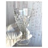 Vintage 4.5" Tall Fostoria American Clear Stemmed Cordial Glasses