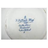 Vintage Collectible Delft Blue Holland Heineken Ceramic Stein and shot glasses