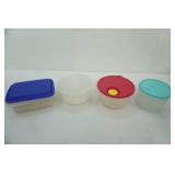 Tupperware Containers w/lids (4ct)