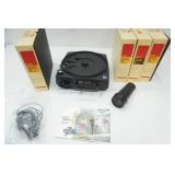 Vintage Kodak Carousel 750H Projector, manual, cords, slide trays