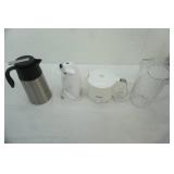 Stainless Steel Coffee Carafe, electric can opener, water boiler, large water pitcher