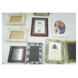 Picture frame lot: variety of 5x7 and other frames