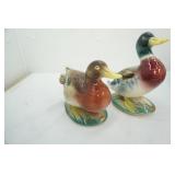 pair of Vintage Royal Windsor Duck Statues 6.25" & 9" tall