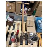 Vintage Edger, Ice Cream Maker, Fire Extinguisher