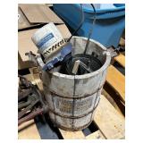 Vintage Edger, Ice Cream Maker, Fire Extinguisher