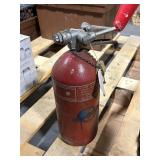 Vintage Edger, Ice Cream Maker, Fire Extinguisher