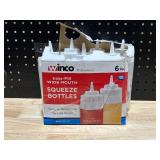 Winco Squeeze Bottles New Damaged Box