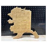 State of Alaska Cutting Board