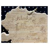 State of Alaska Cutting Board