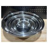 Winco 4 Piece Stainless Bowl Set