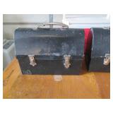 Trio of vintage Tin lunch boxes and...