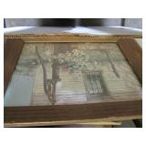 Vintage wall decor, decorative wood...