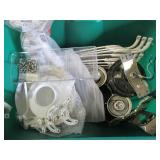 Covered storage totes with ceiling ...