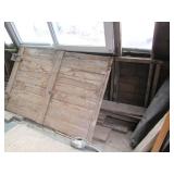 Contents of shed including a large water tank, vintage bike, antique door knobs and more!