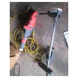 MinKota trolling motor and a blower