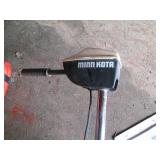 MinKota trolling motor and a blower