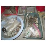 Part organizer bibs, metal lift out...