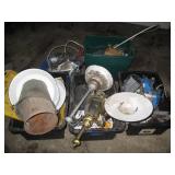 Multiple storage totes of assorted ...