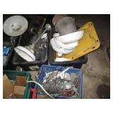 Multiple storage totes of assorted ...