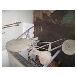 Antique metal framed foot operated ...