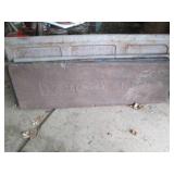 Vintage Chevrolet tailgate...