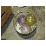 Vintage Light fixtures, glass bulb ...