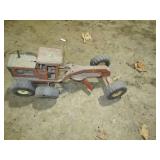 Vintage metal Tonka road grader toy...