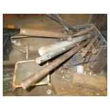 Vintage metal, plastic tool boxes a...