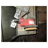 Vintage metal tool box, pneumatic a...