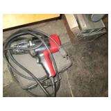 Vintage metal tool box, pneumatic a...