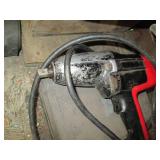 Vintage metal tool box, pneumatic a...