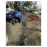Metal freestanding fishing pole hol...