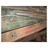 Vintage 24in wood level, cutting to...