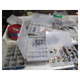 Multiple part organizers filled wit...
