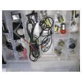 Multiple part organizers filled wit...