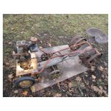 Antique metal and wood horse drawn ...