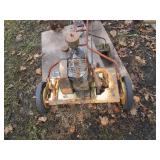 Antique metal and wood horse drawn ...