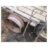 Vintage Harpoon hay baling fork and...