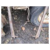 Vintage Harpoon hay baling fork and...